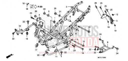 FRAME BODY FJS400D6 de 2006